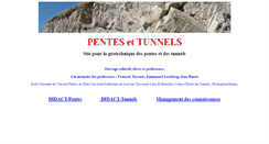 Desktop Screenshot of pentes-tunnels.eu